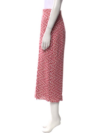 Markarian Tweed Pattern Midi Length Skirt