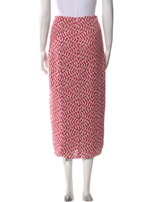 Markarian Tweed Pattern Midi Length Skirt