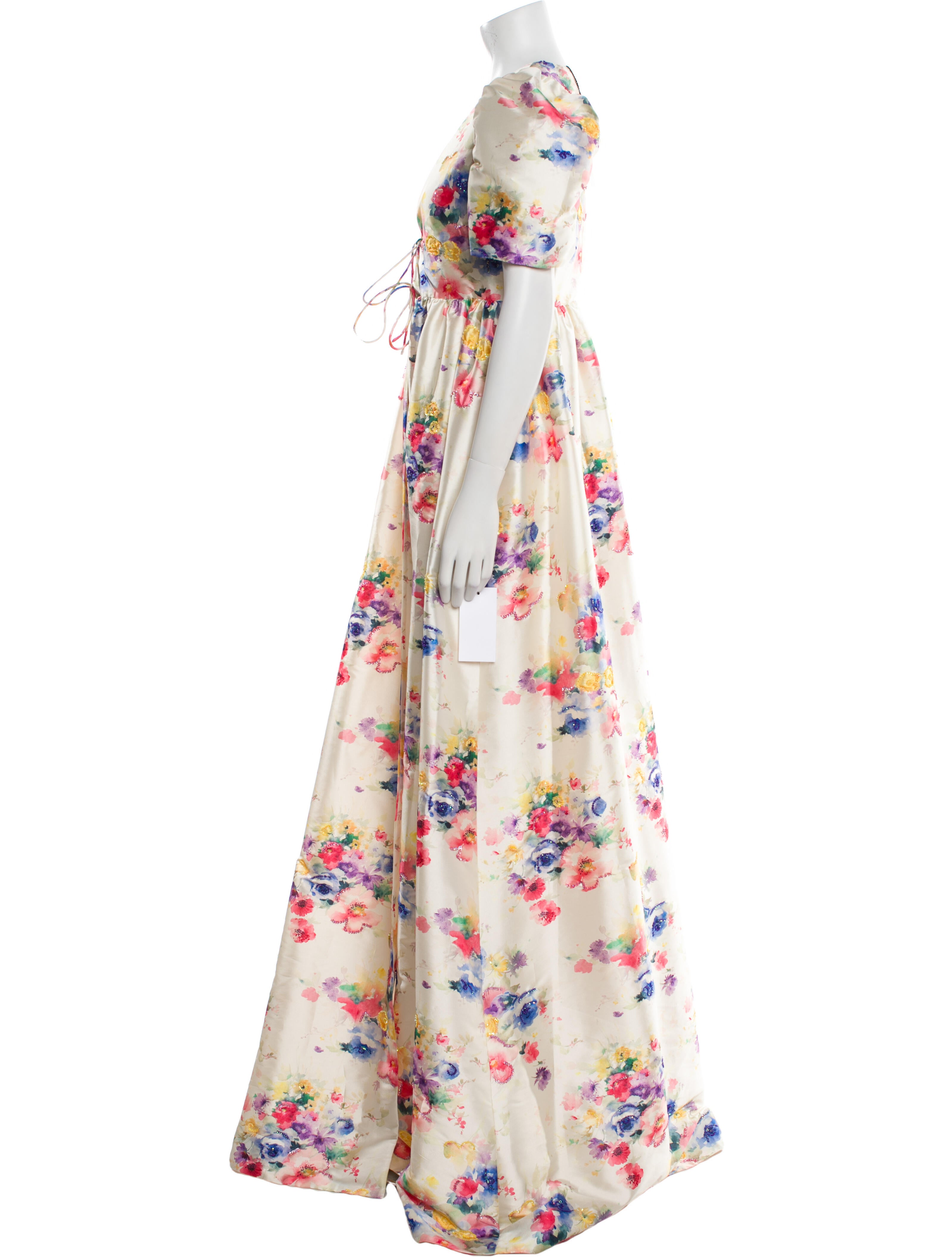 Markarian Floral Print Long Dress