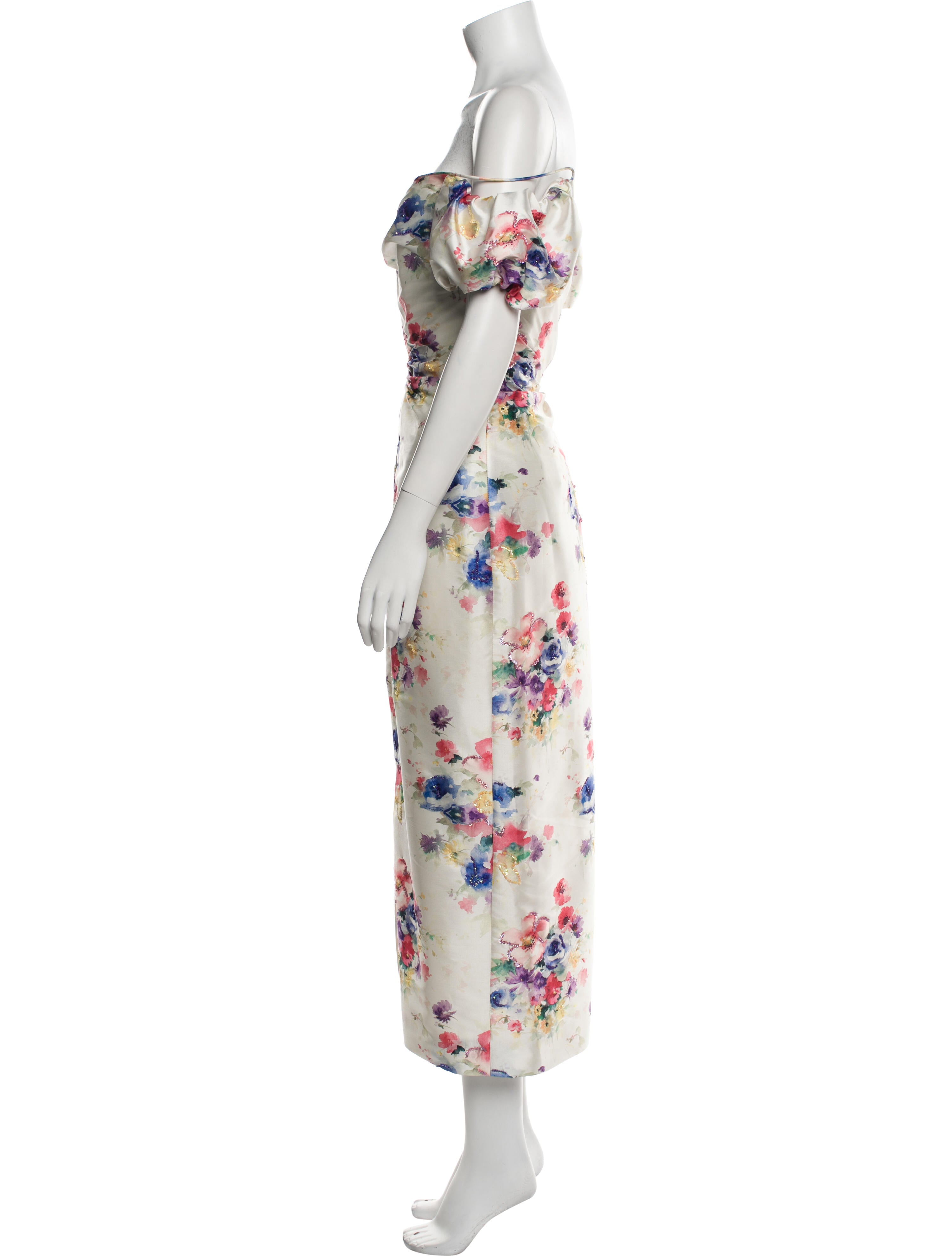 Markarian Floral Print Long Dress