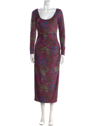 Markarian Printed Long Dress