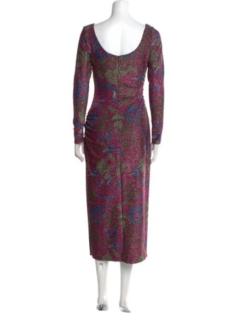 Markarian Printed Long Dress