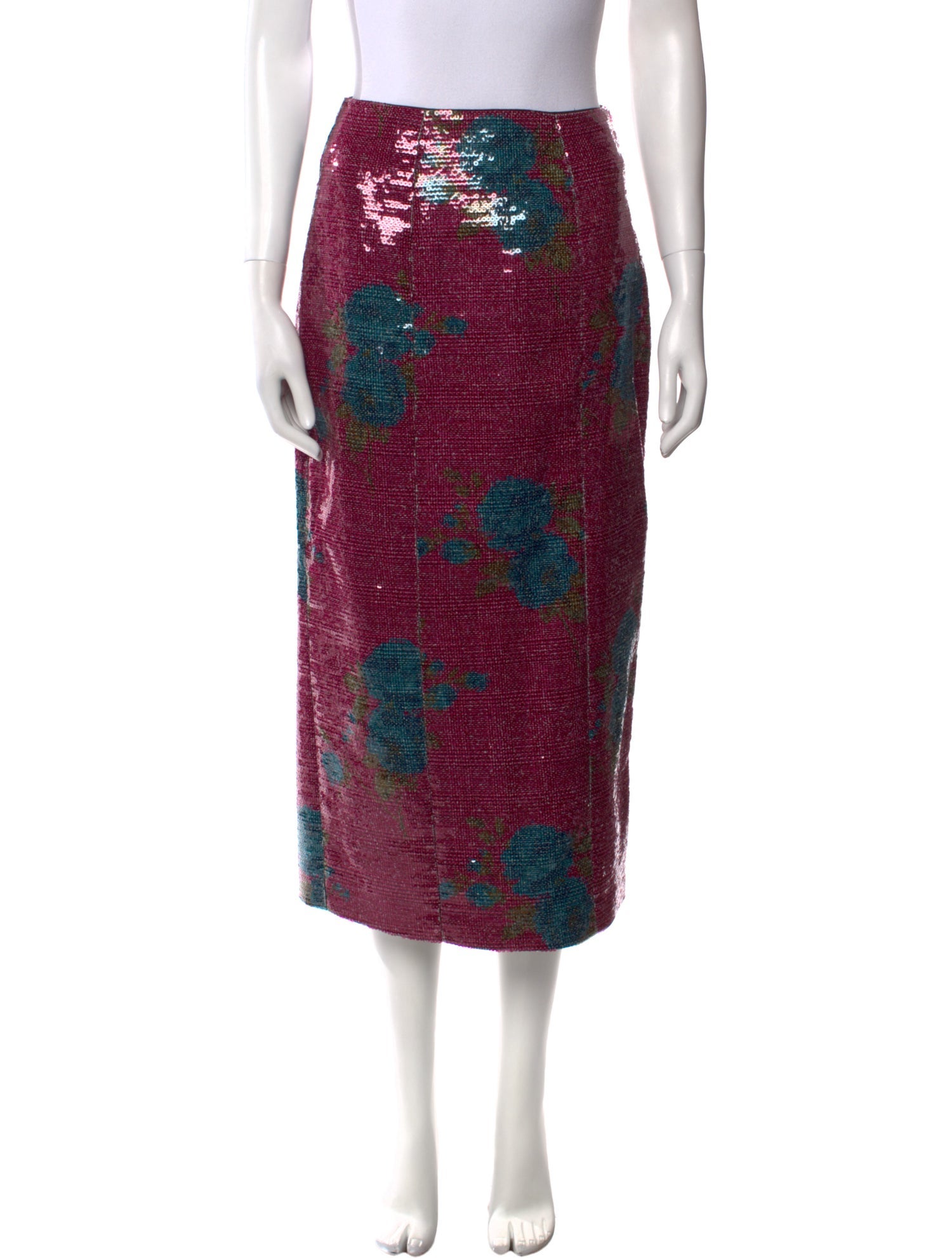 Markarian Printed Midi Length Skirt