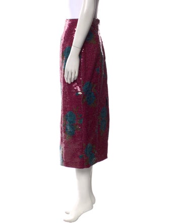 Markarian Printed Midi Length Skirt