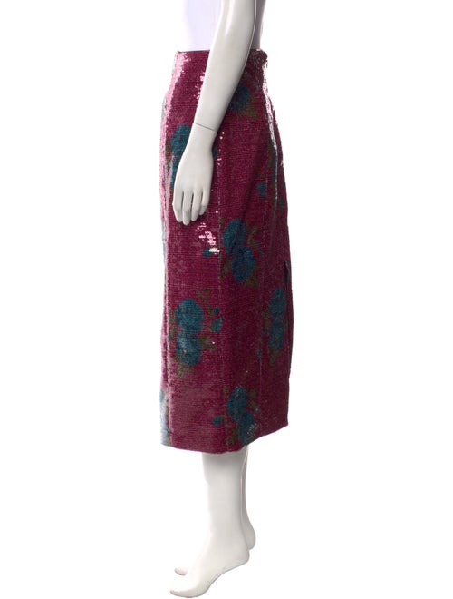 Markarian Printed Midi Length Skirt