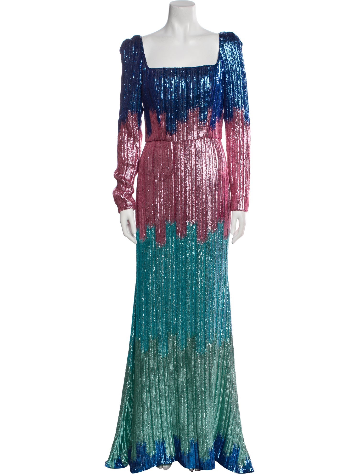 Markarian Printed Long Dress