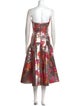 Markarian Floral Print Knee-Length Dress