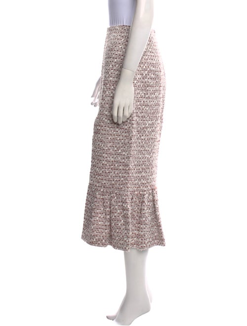 Markarian Tweed Pattern Midi Length Skirt
