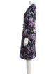Markarian Floral Print Knee-Length Dress