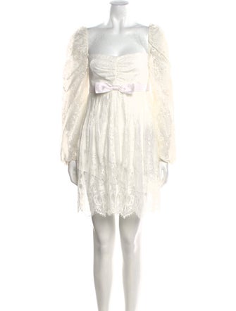 Markarian Square Neckline Mini Dress