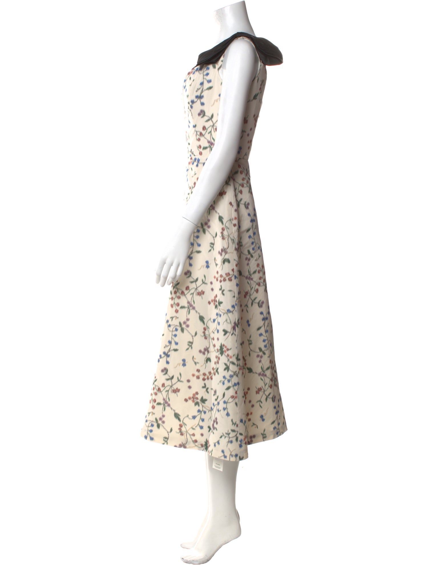 Markarian Floral Print Midi Length Dress