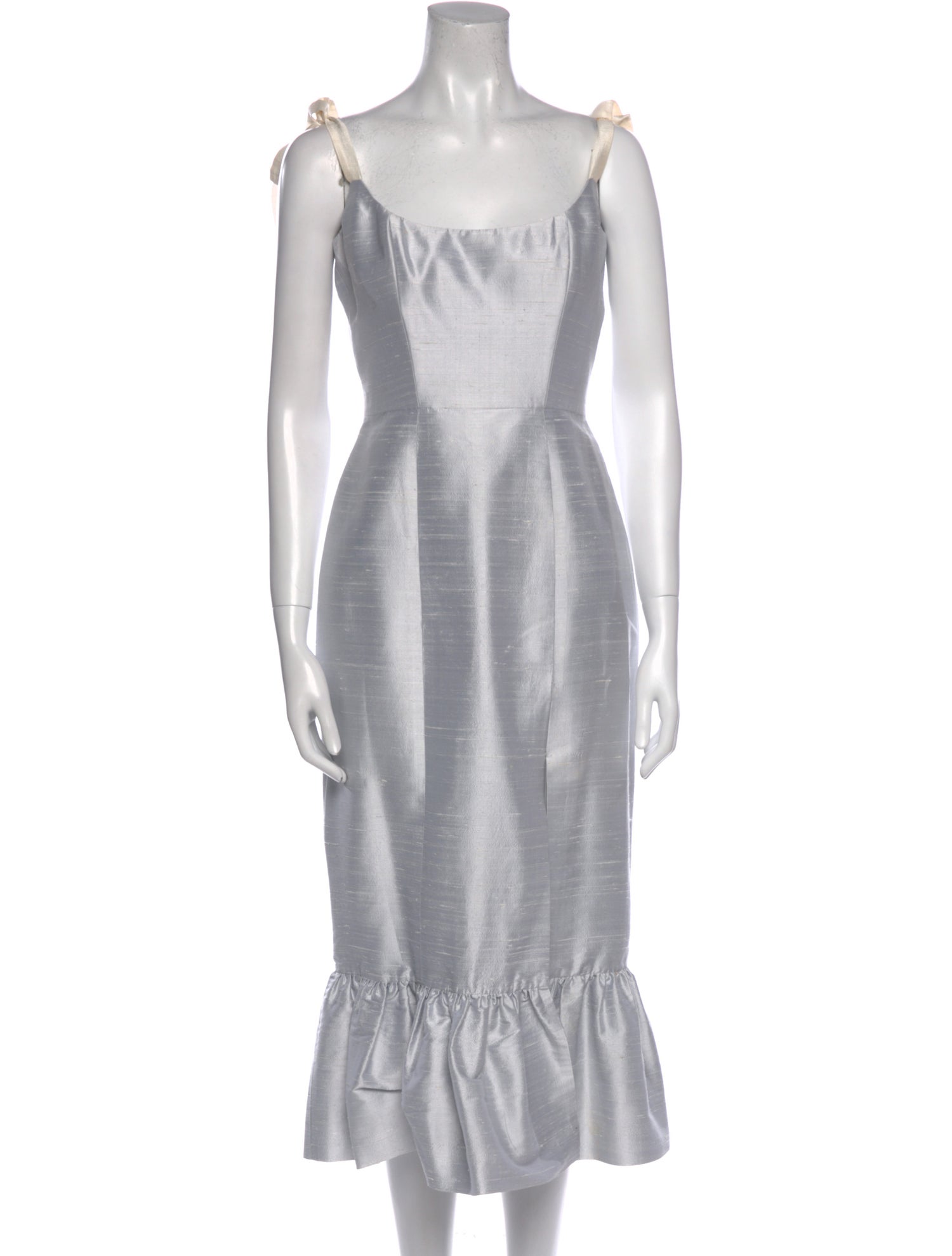 Markarian Square Neckline Midi Length Dress