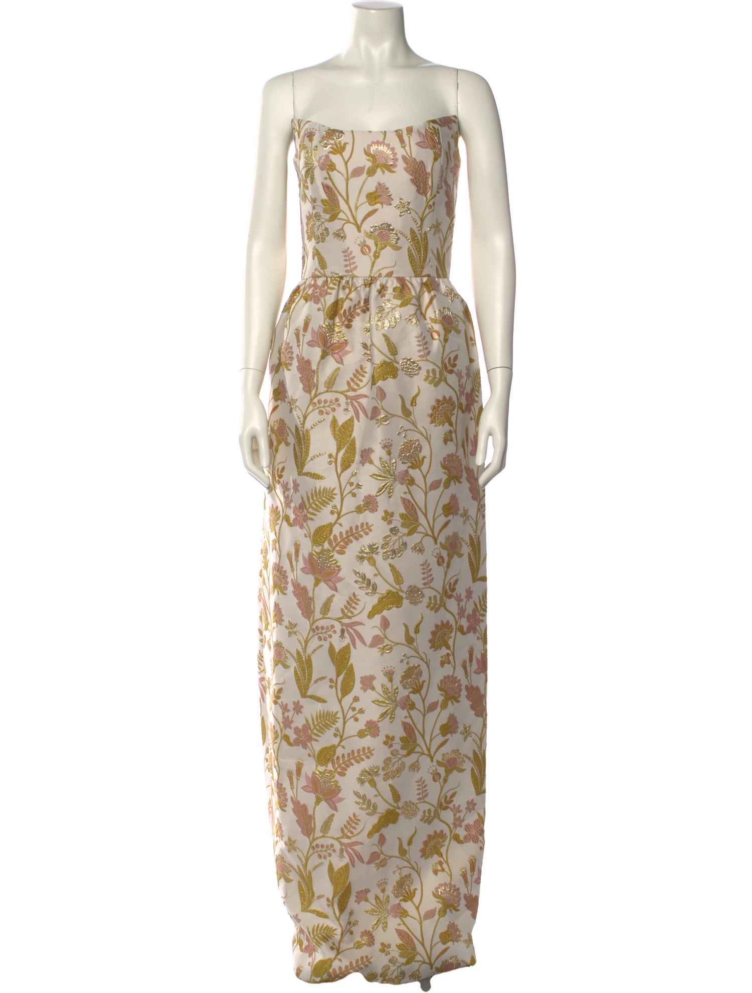 Markarian Floral Print Long Dress w/ Tags