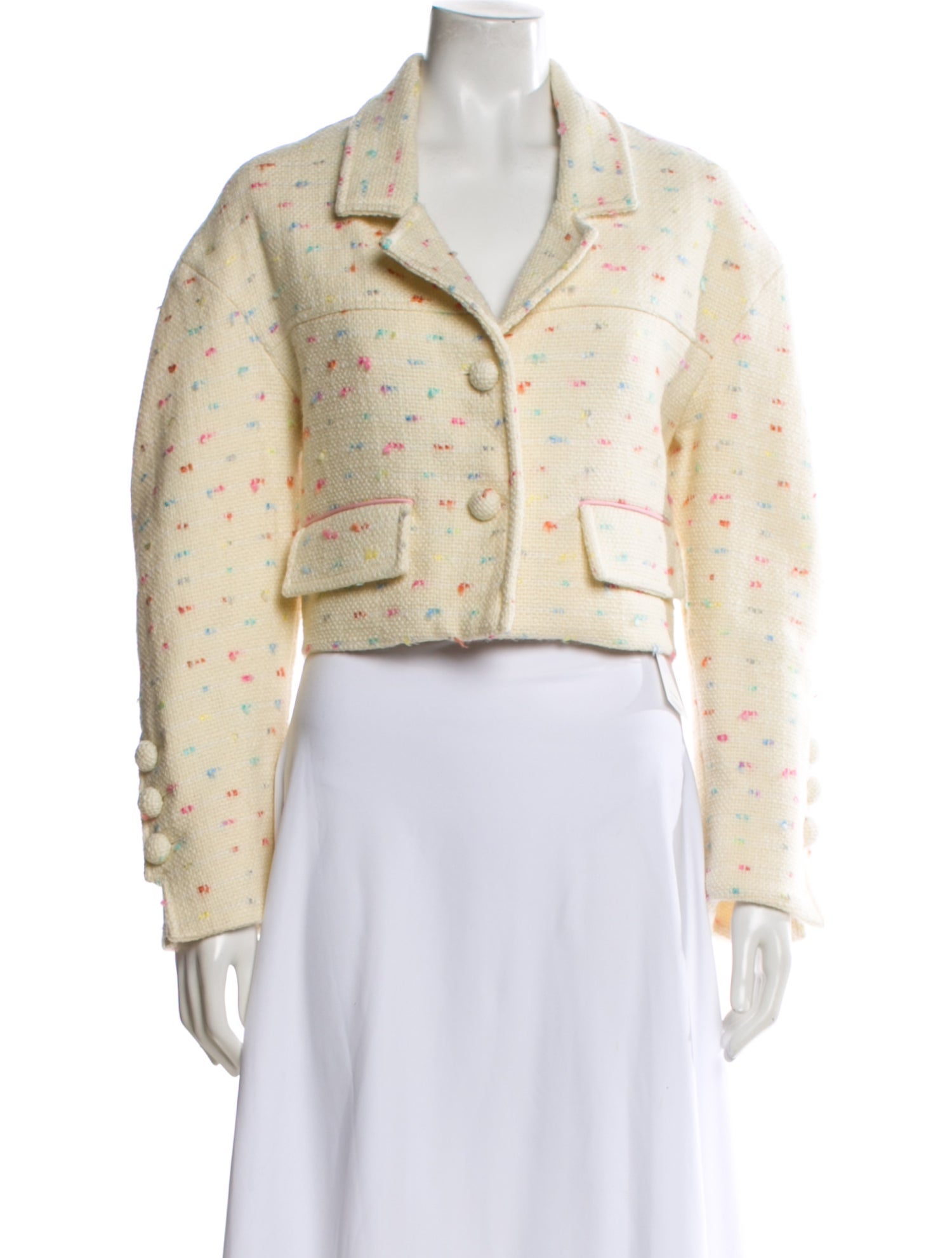 Markarian Wool Tweed Pattern Evening Jacket