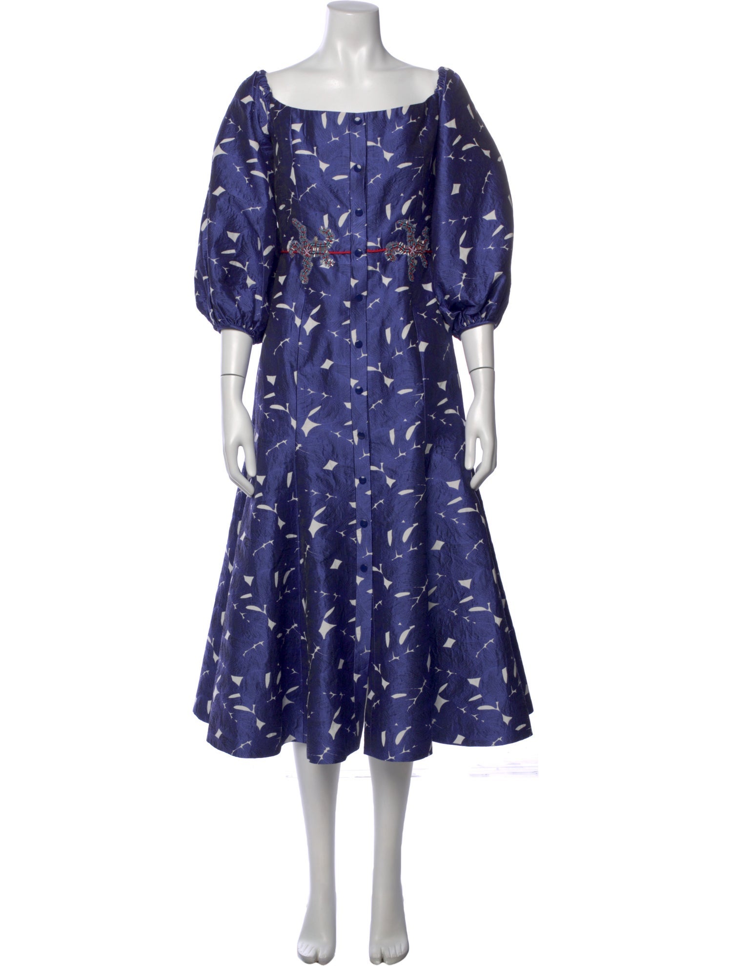 markarian blue dress Silk gown in blue - Markarian