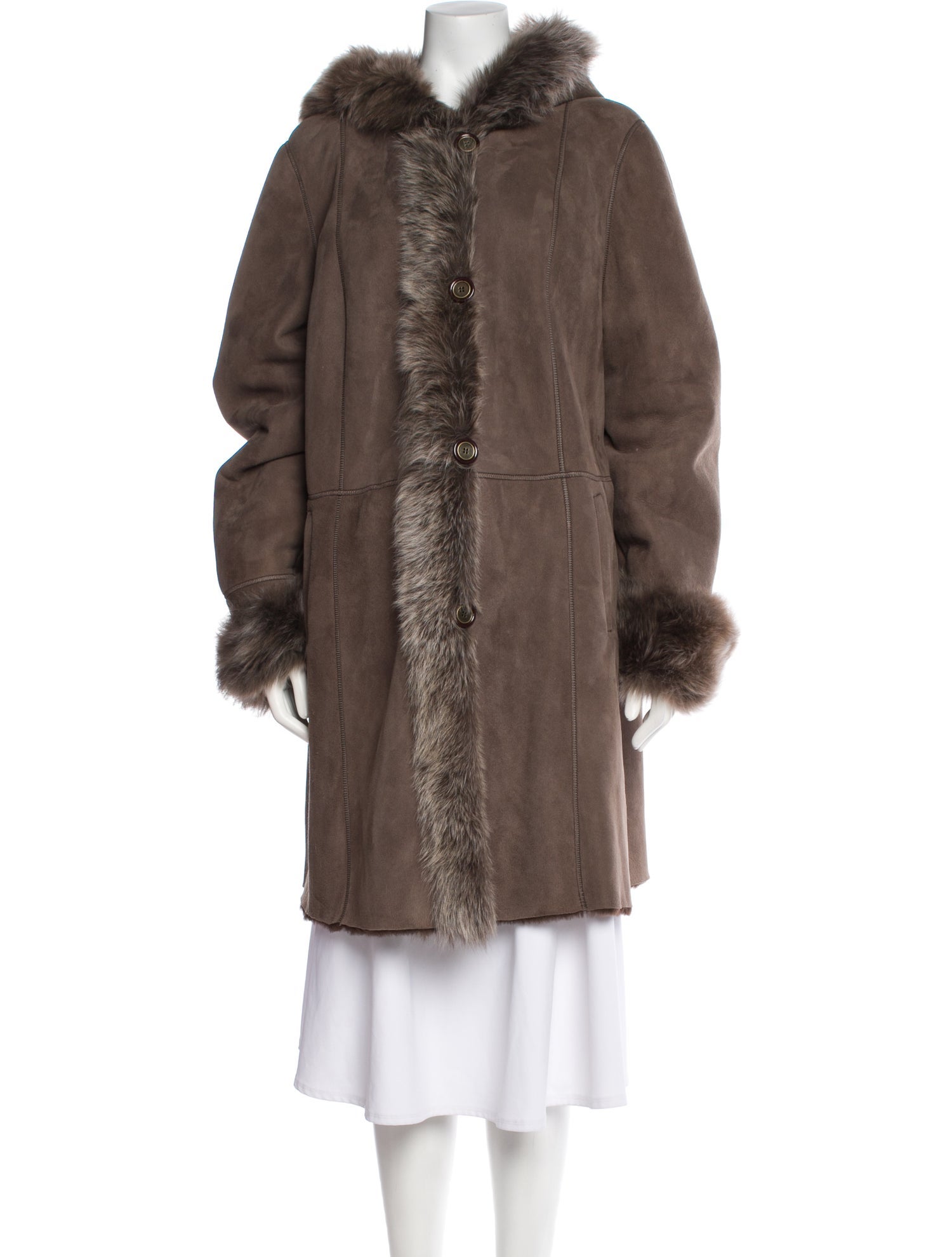 Marco Gianotti Shearling Fur Coat