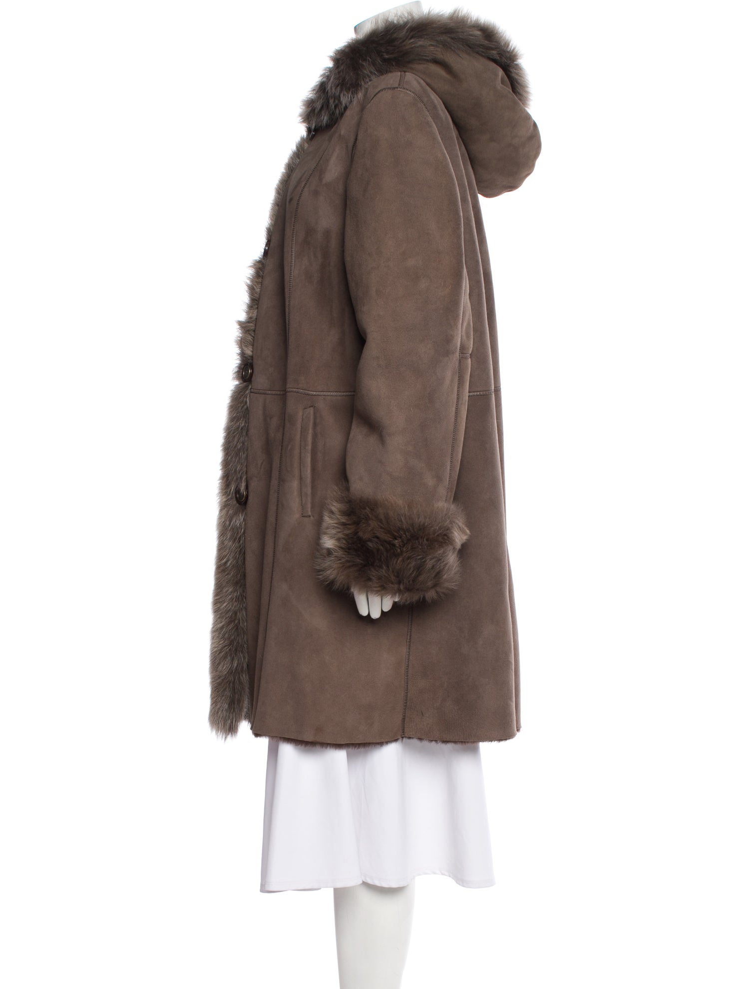 Marco Gianotti Shearling Fur Coat