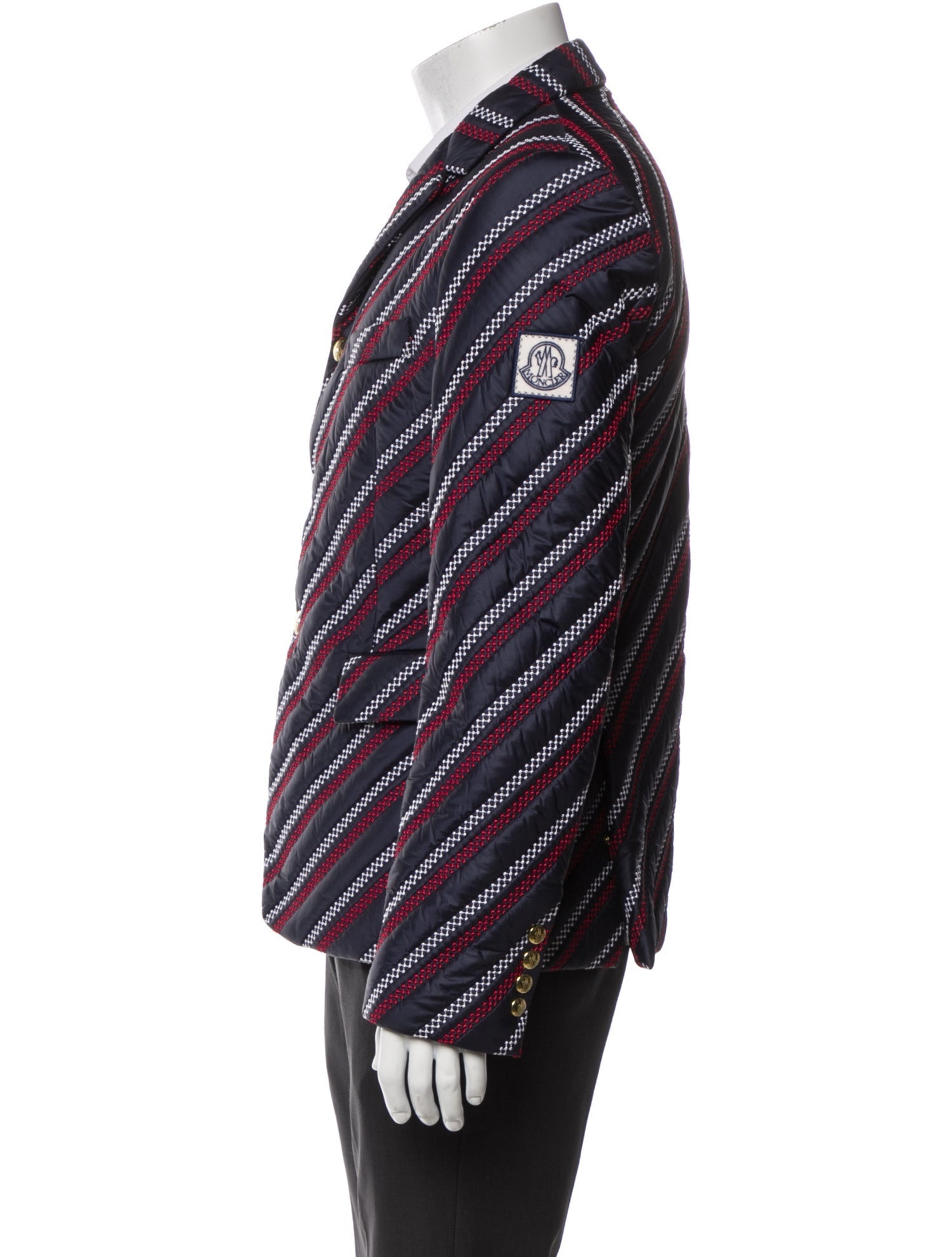 Moncler Gamme Bleu Long Sleeve Dress Shirt - White Casual