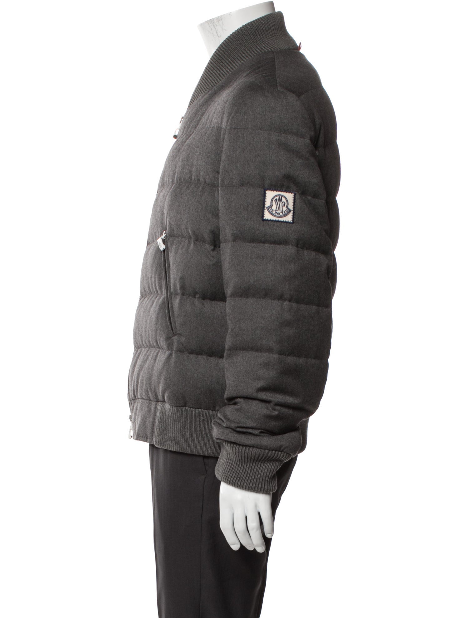 Moncler Gamme Bleu Virgin Wool Puffer Coat