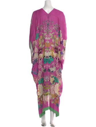 MENG Silk Long Dress