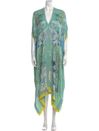 MENG Silk Midi Length Dress