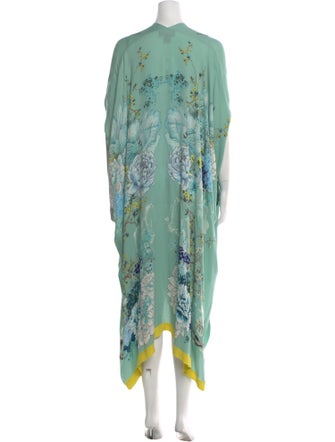 MENG Silk Midi Length Dress