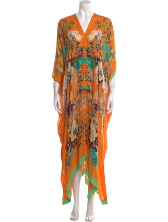 MENG Silk Long Dress