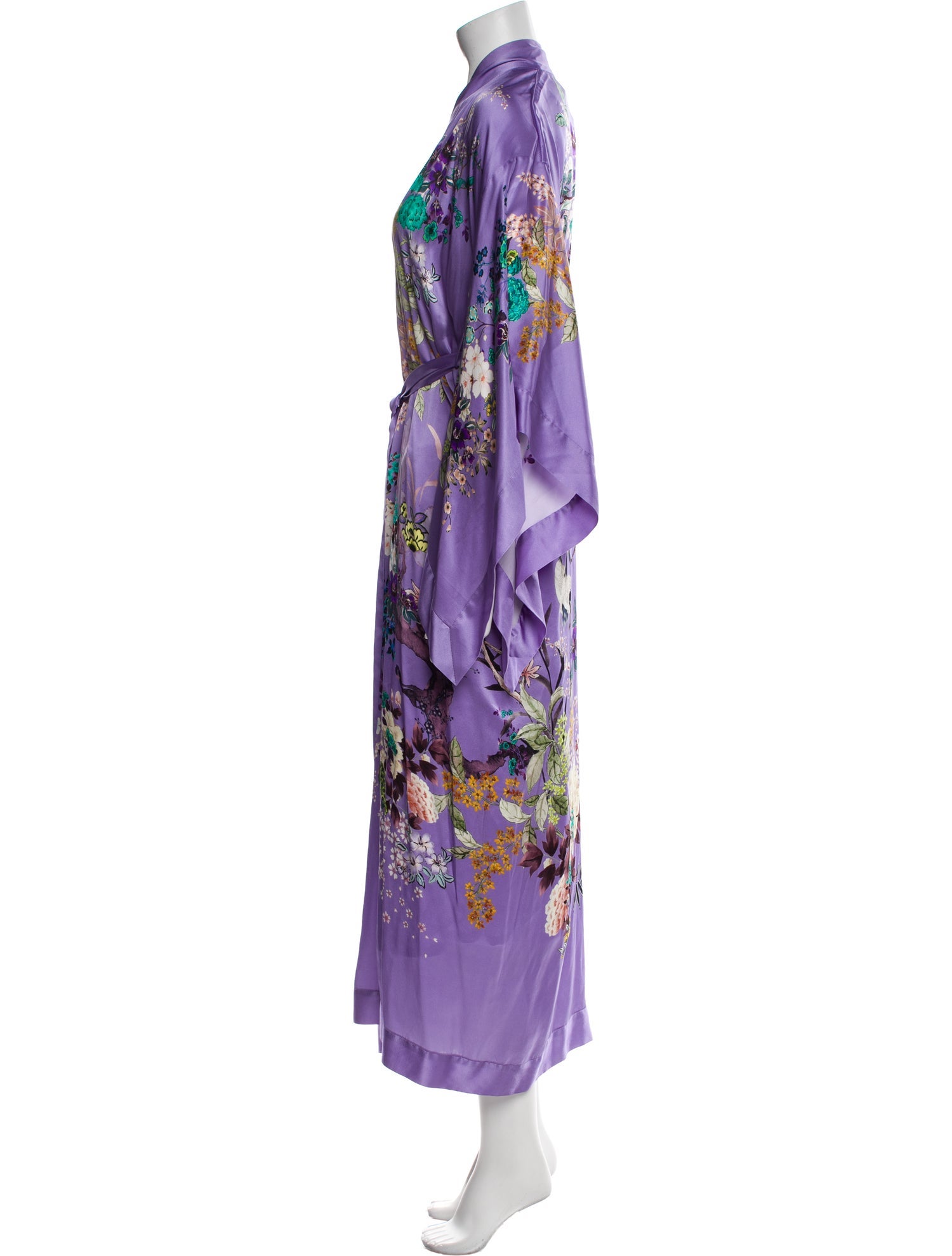 MENG Silk Printed Robe