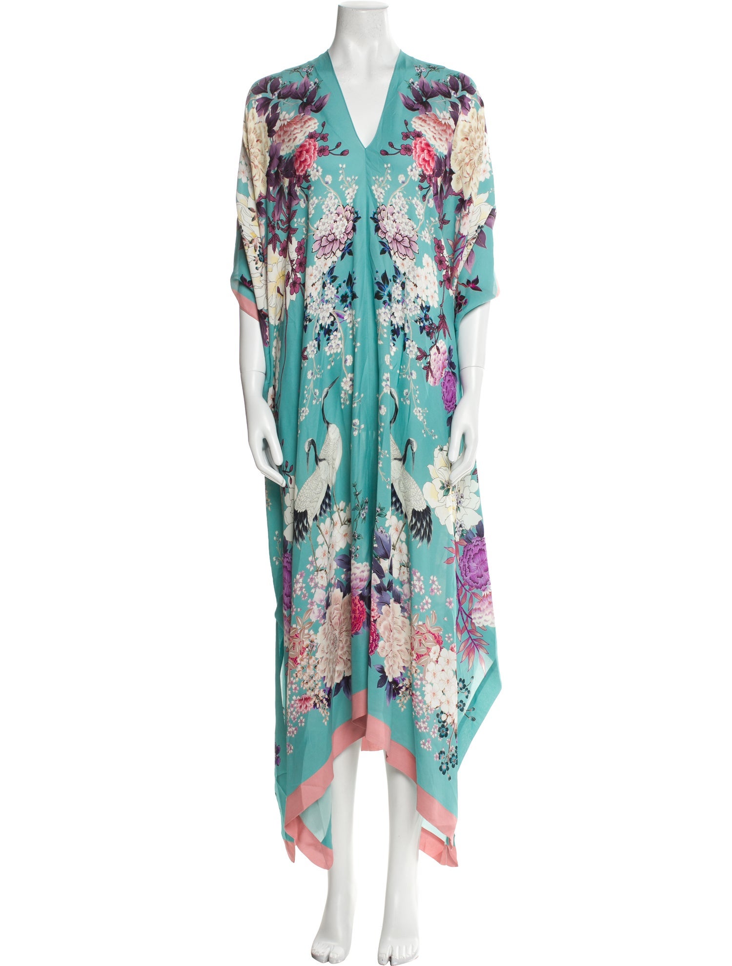 MENG Silk Printed Robe