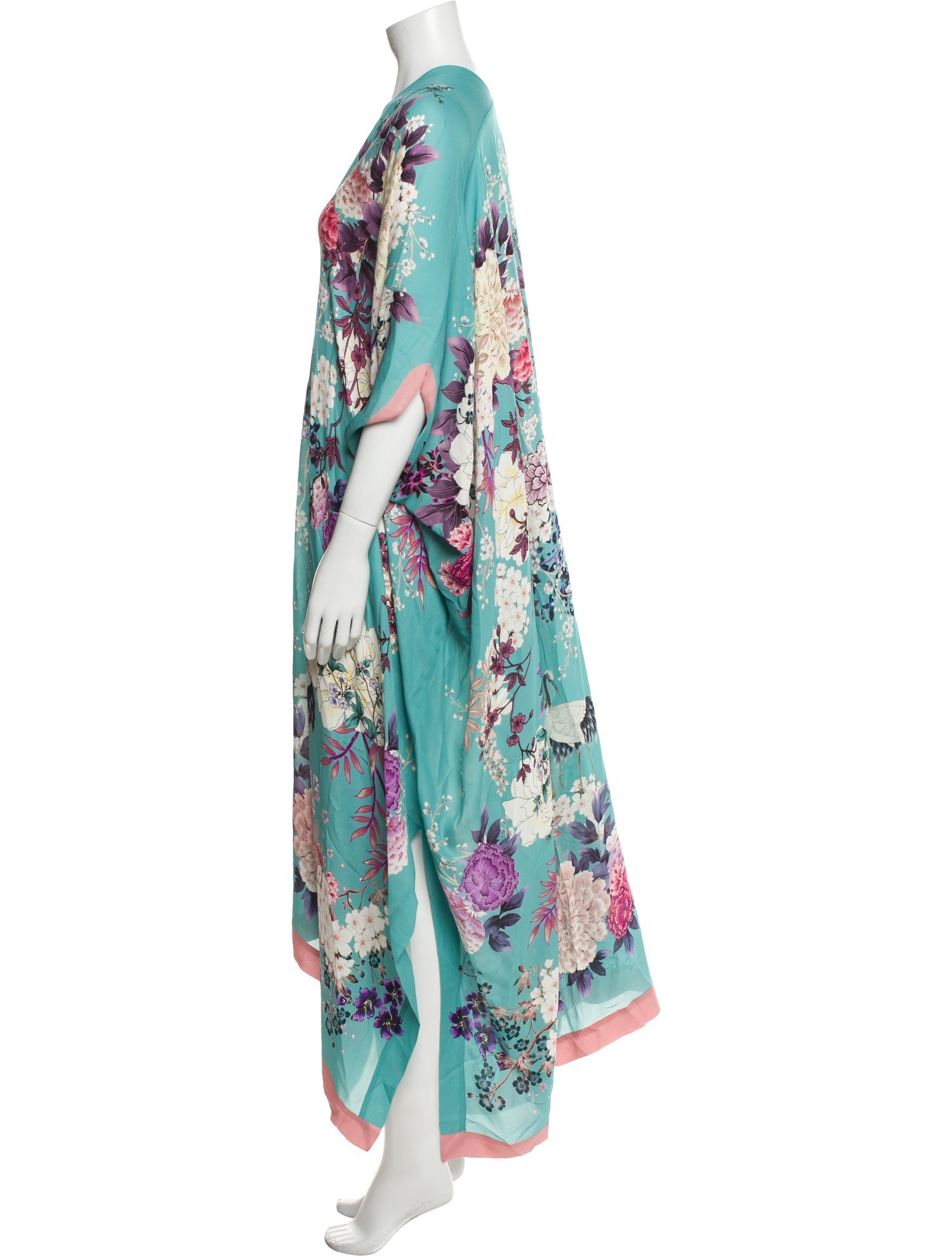 MENG Silk Printed Robe