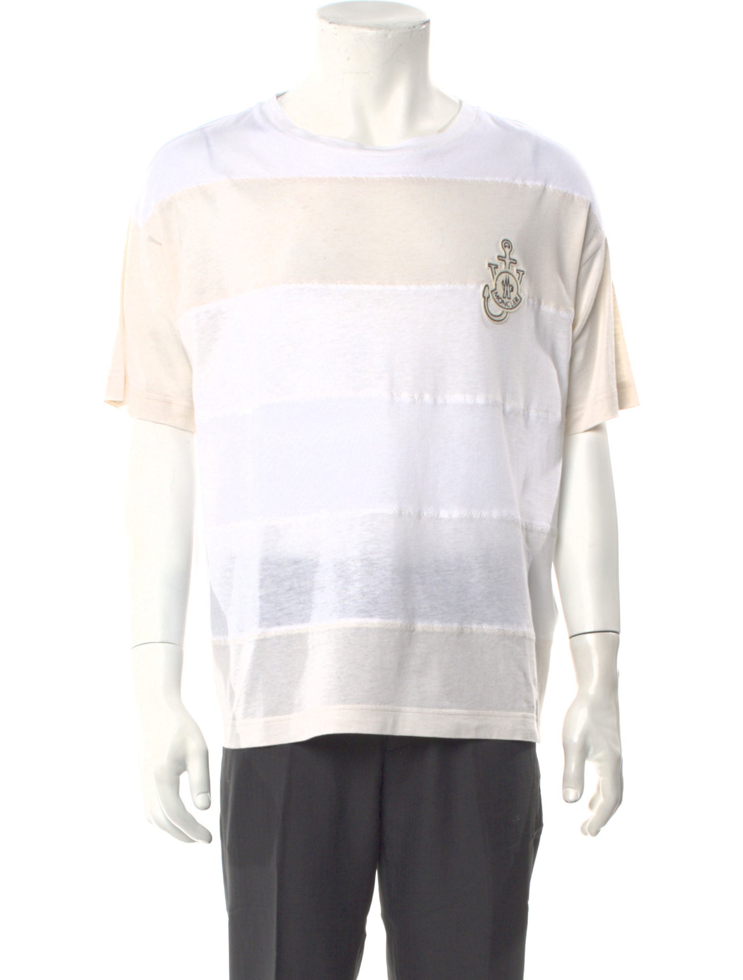 Moncler Genius Striped Crew Neck T-Shirt