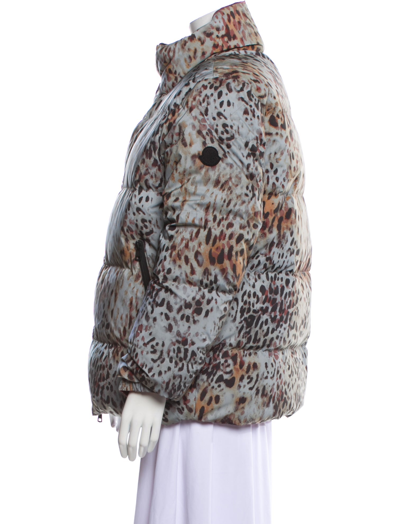 Moncler Genius Nylon Animal Print Down Jacket w/ Tags