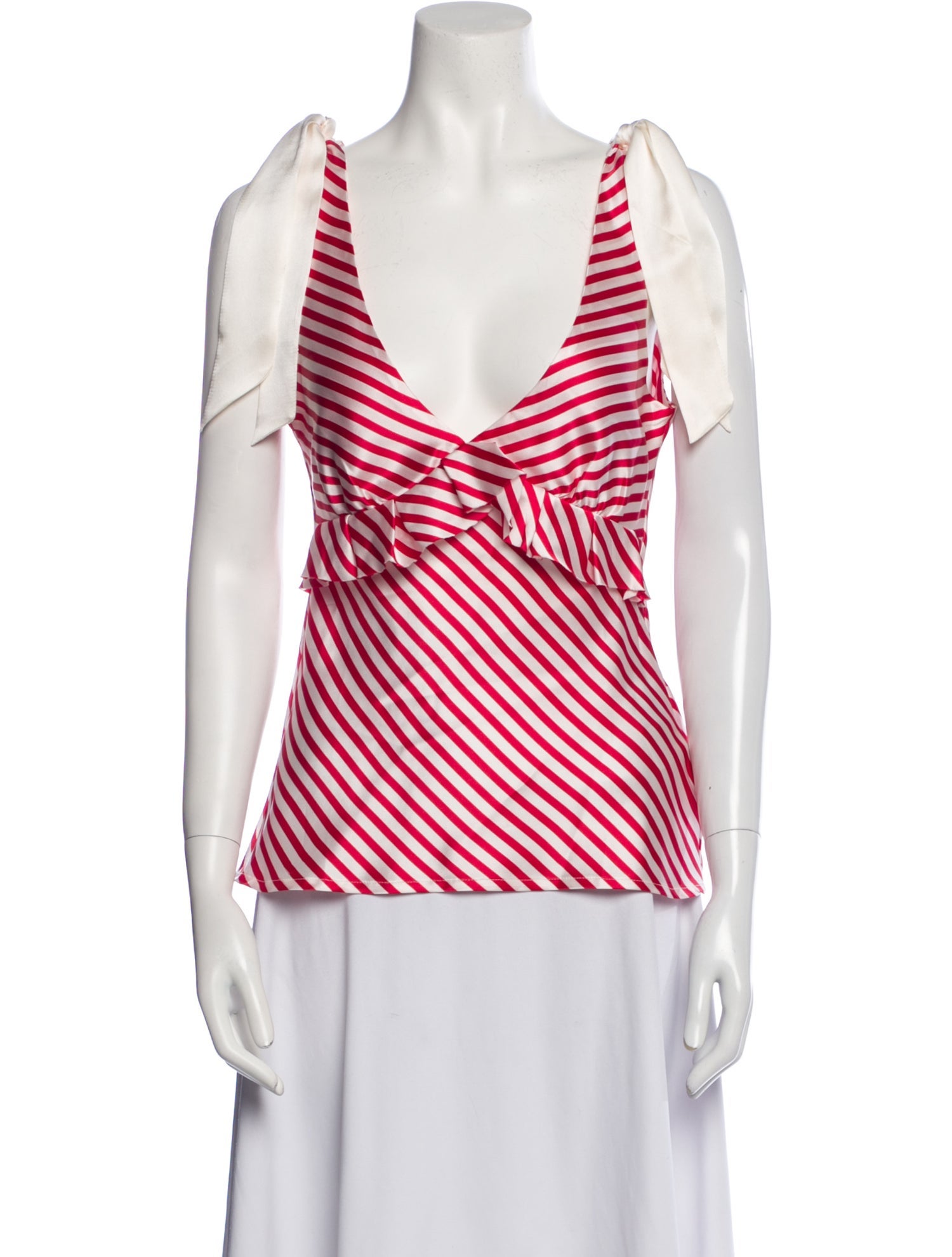 Maggie Marilyn Silk Striped Top