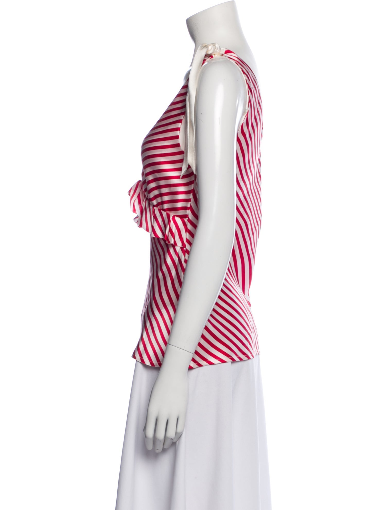 Maggie Marilyn Silk Striped Top