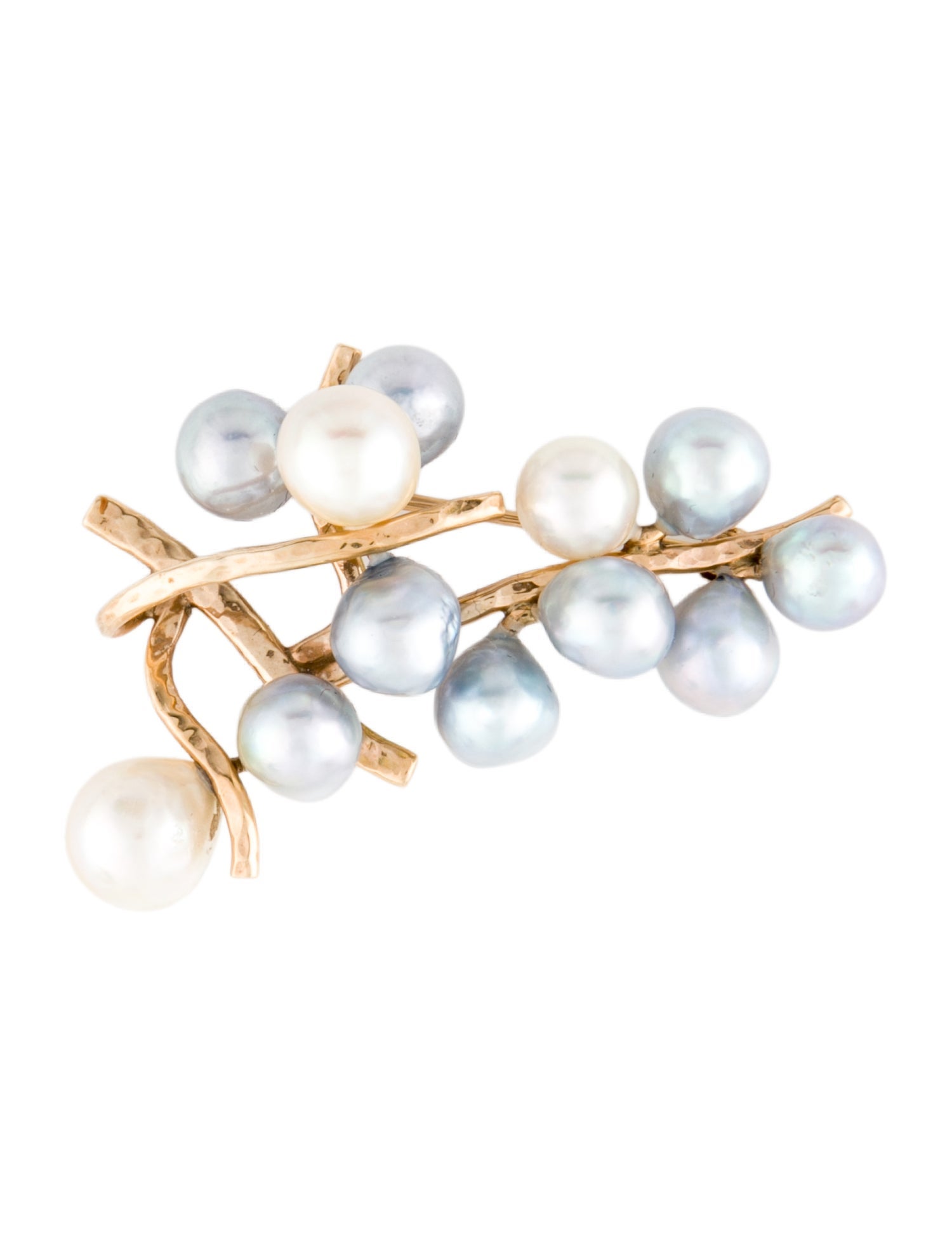 MING 14K Pearl Brooch