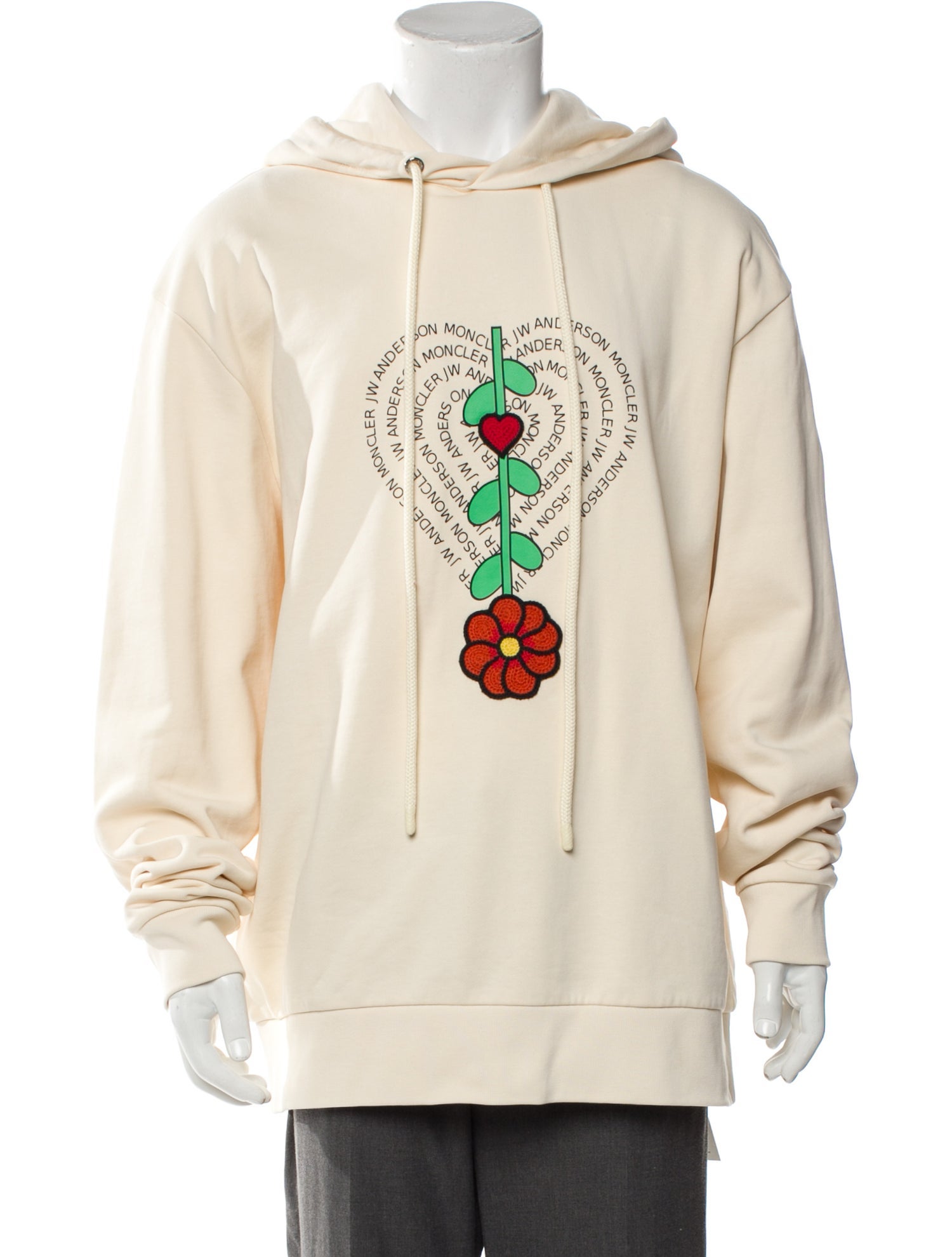 Moncler Genius x J.W. Anderson 2022 Graphic Print Hoodie w/ Tags