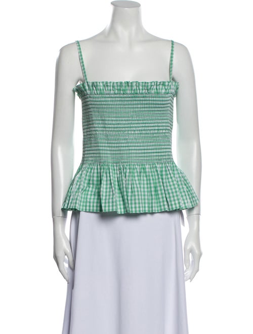 Molly Goddard 2019 Plaid Print Crop Top w/ Tags Gr
