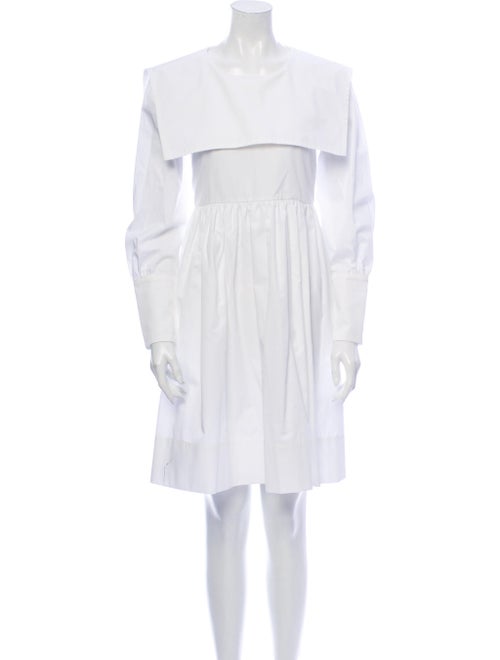 Molly Goddard Knee-Length Dress White
