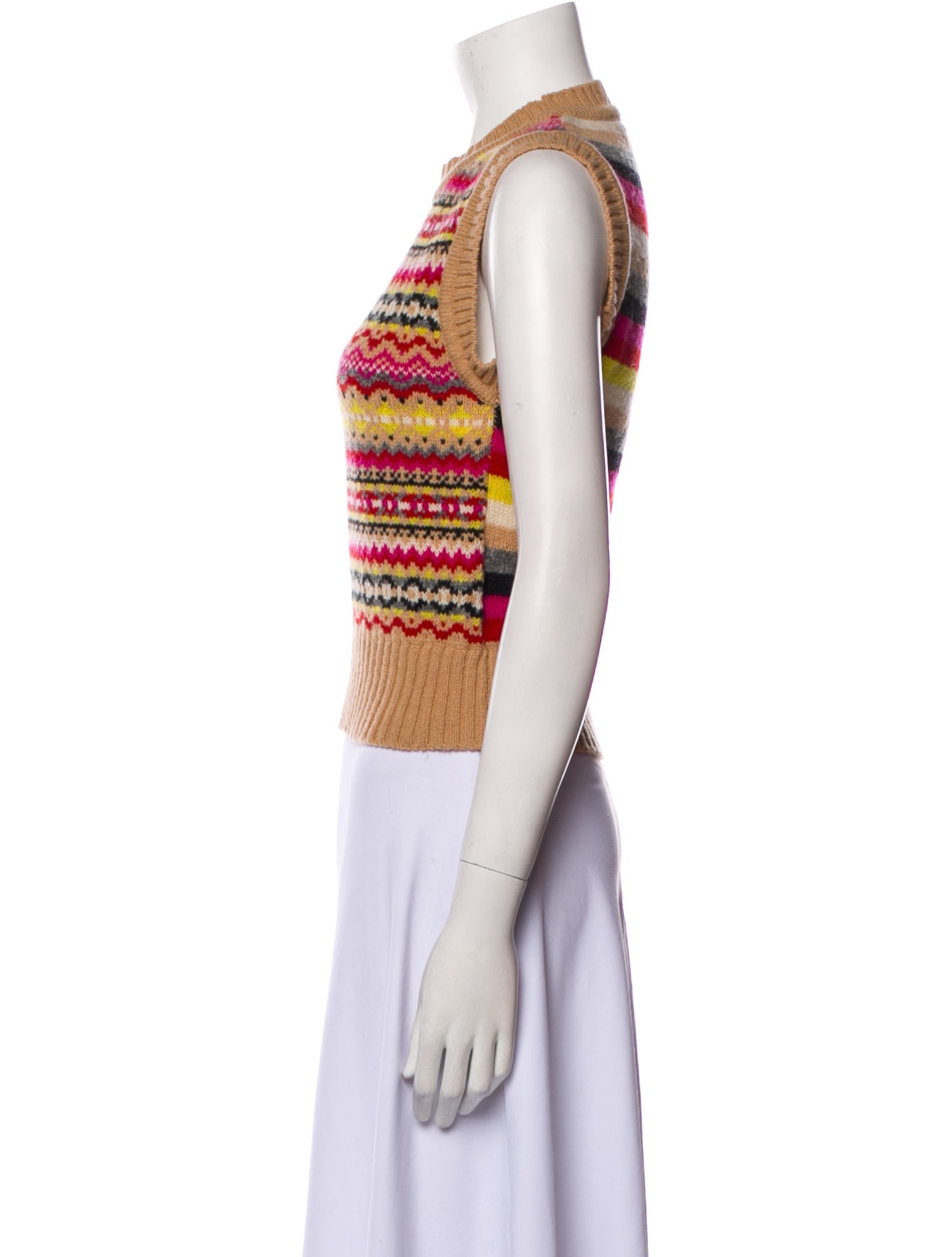 Molly Goddard Lambswool Striped Crop Top w/ Tags