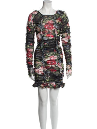 Molly Goddard Printed Mini Dress