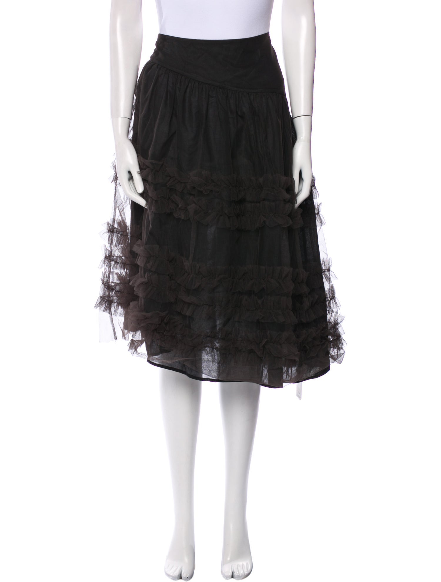 Molly Goddard Nylon Knee-Length Skirt