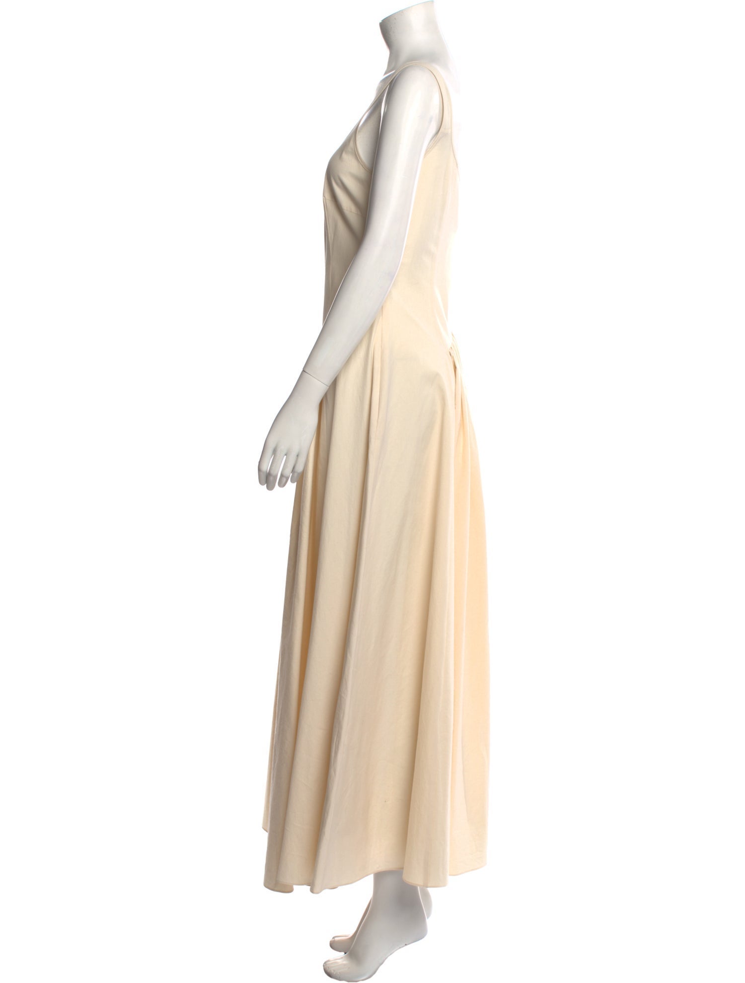 Molly Goddard Scoop Neck Long Dress