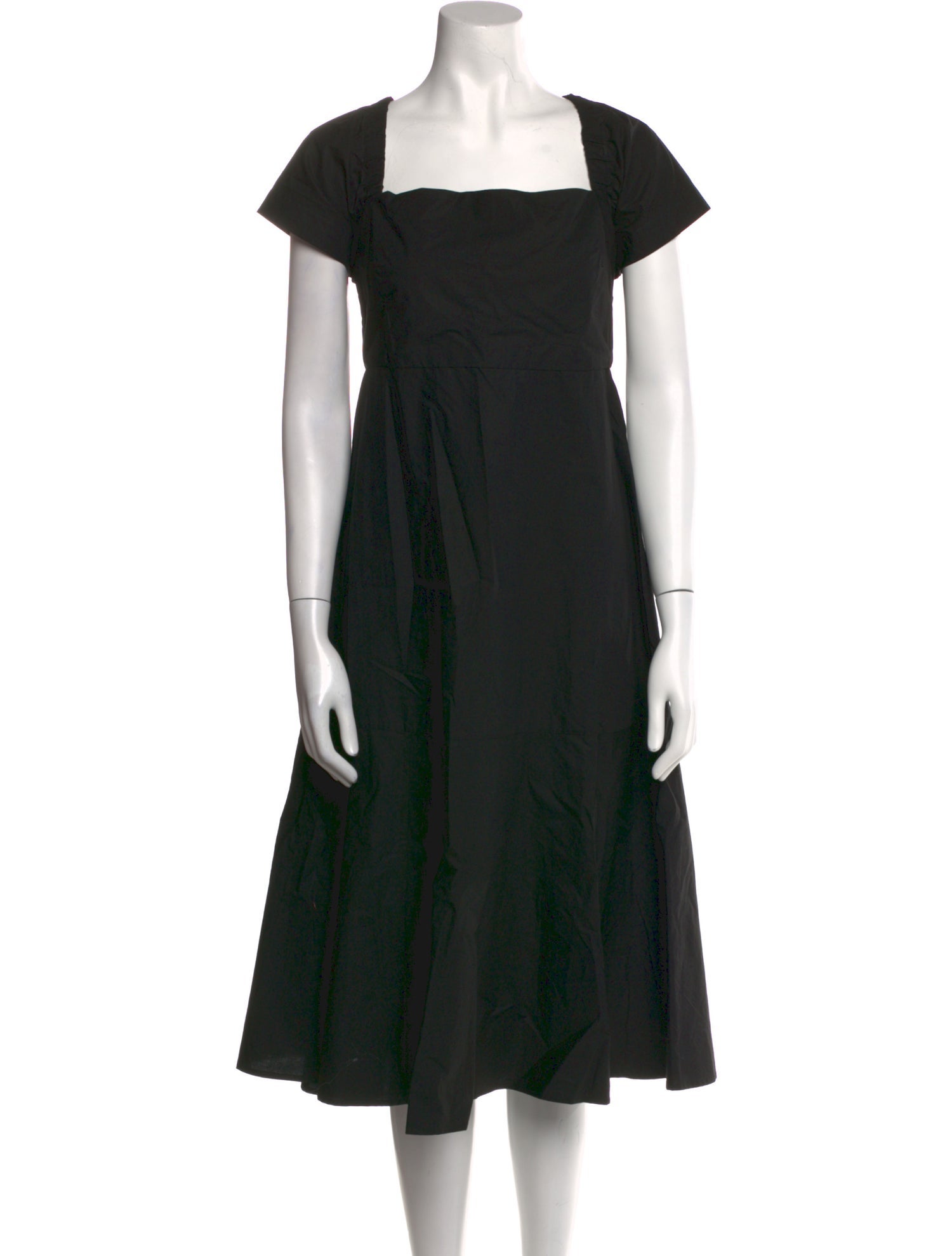 Molly Goddard Square Neckline Midi Length Dress