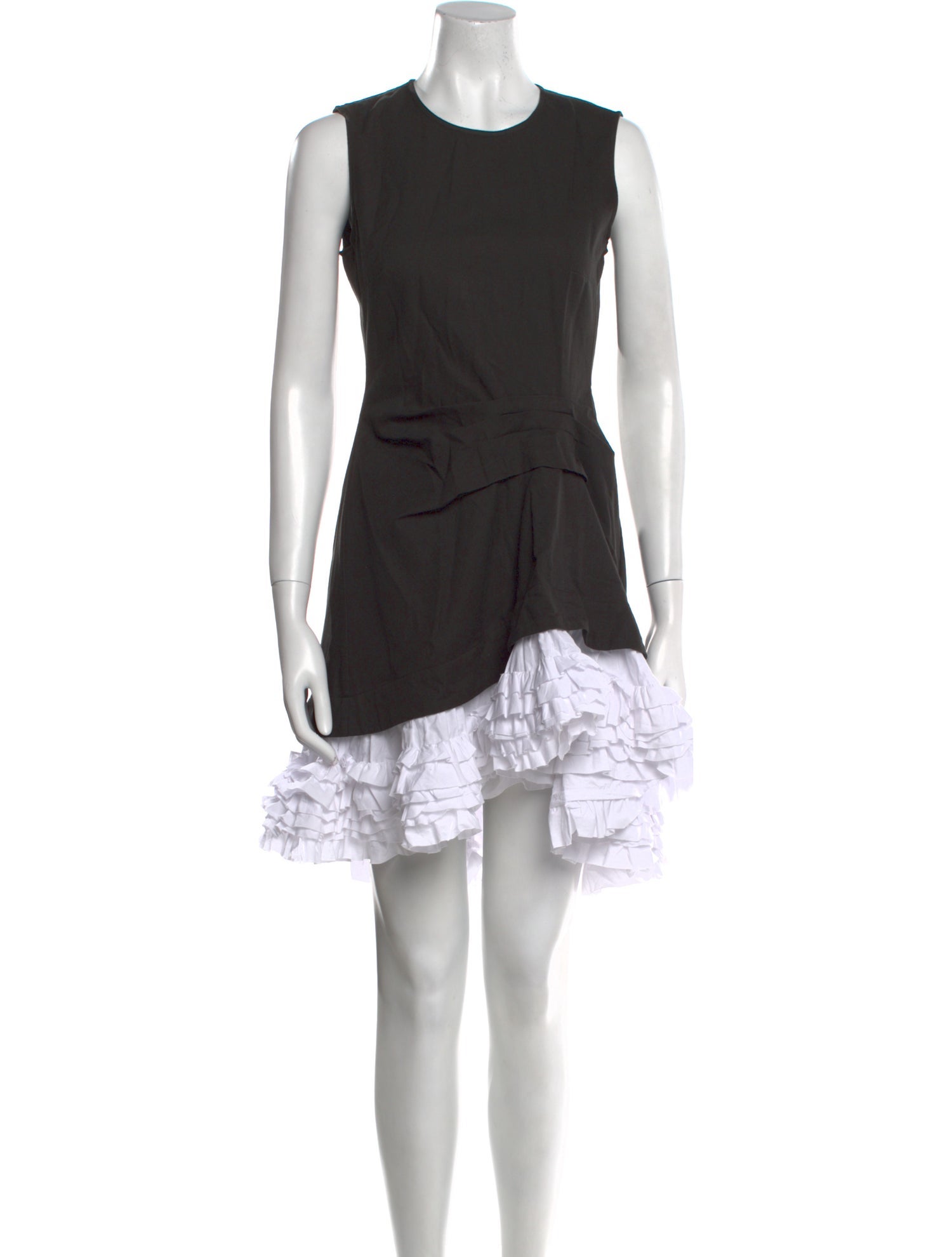 Molly Goddard Crew Neck Knee-Length Dress