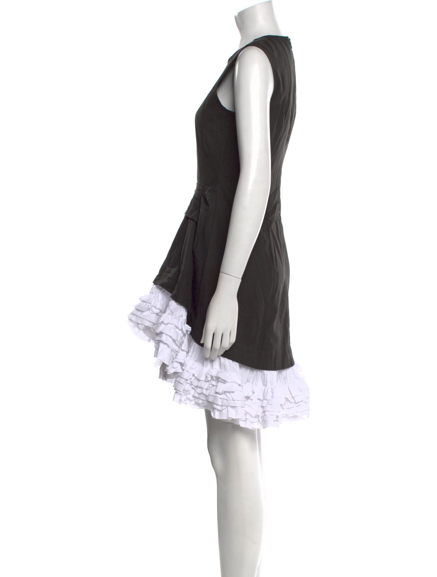 Molly Goddard Crew Neck Knee-Length Dress