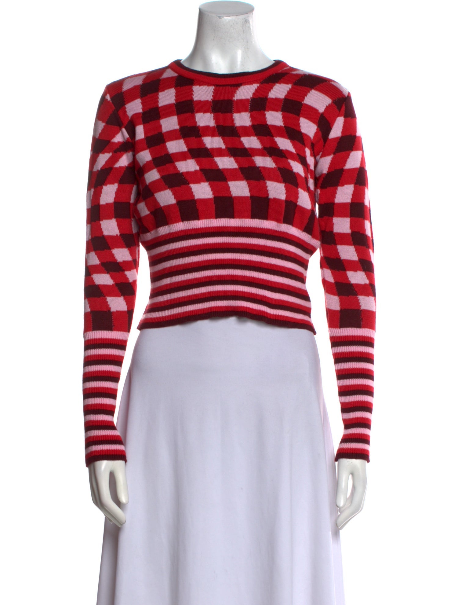 Molly Goddard Striped Crew Neck Sweater