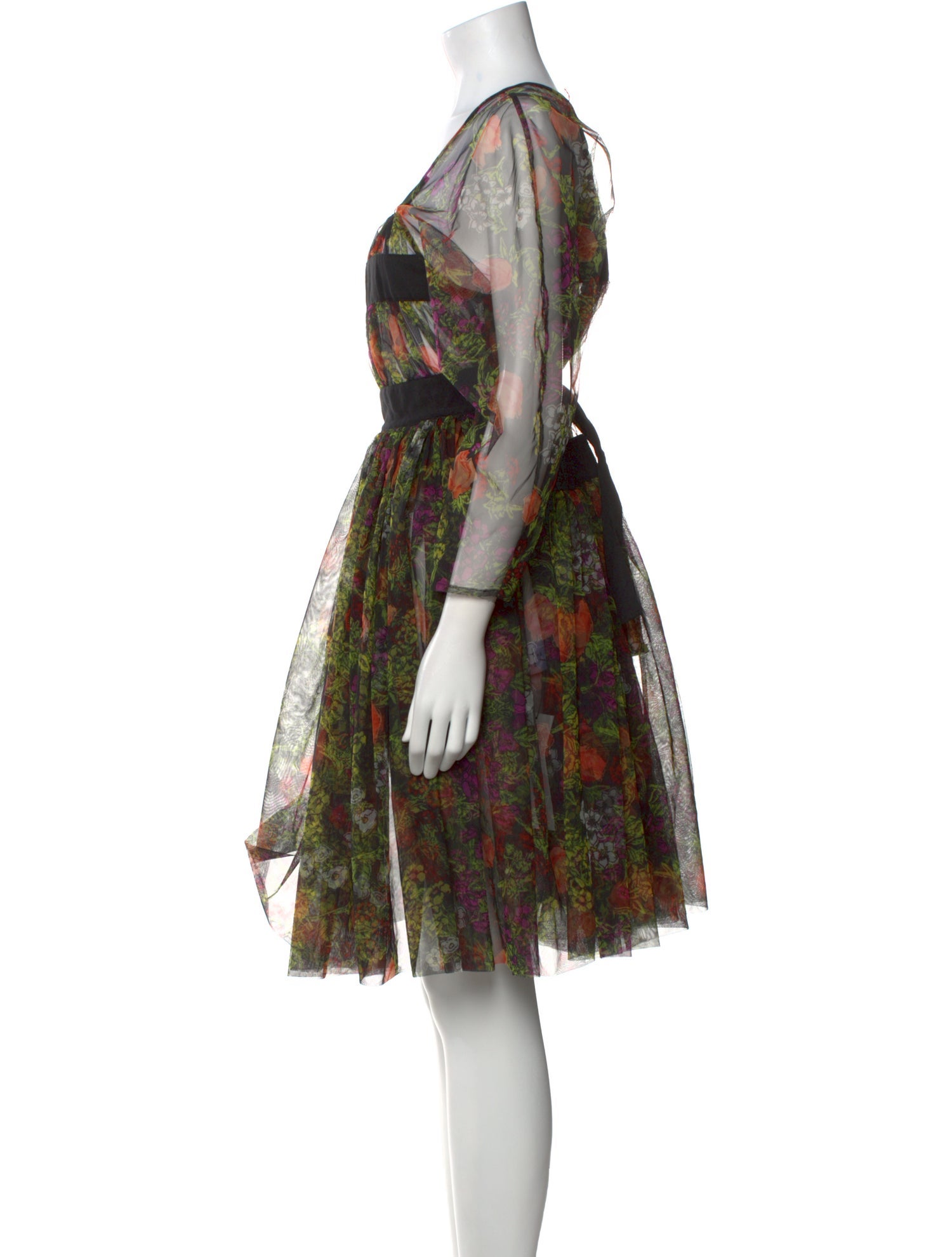 Molly Goddard Printed Knee-Length Dress