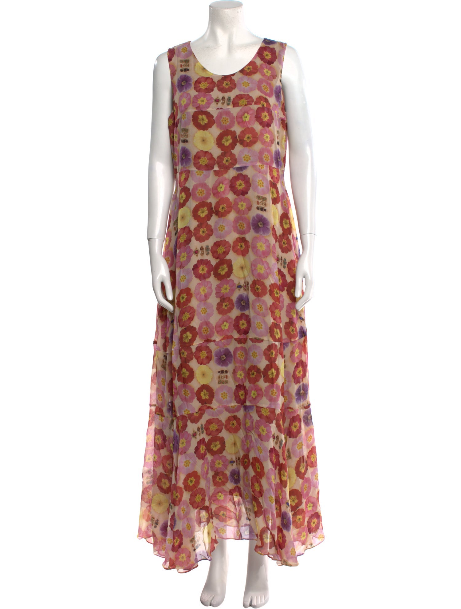 Molly Goddard Linen Long Dress
