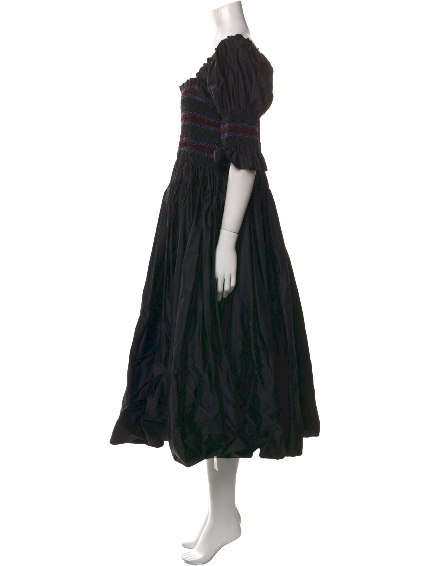 Molly Goddard Graphic Print Long Dress