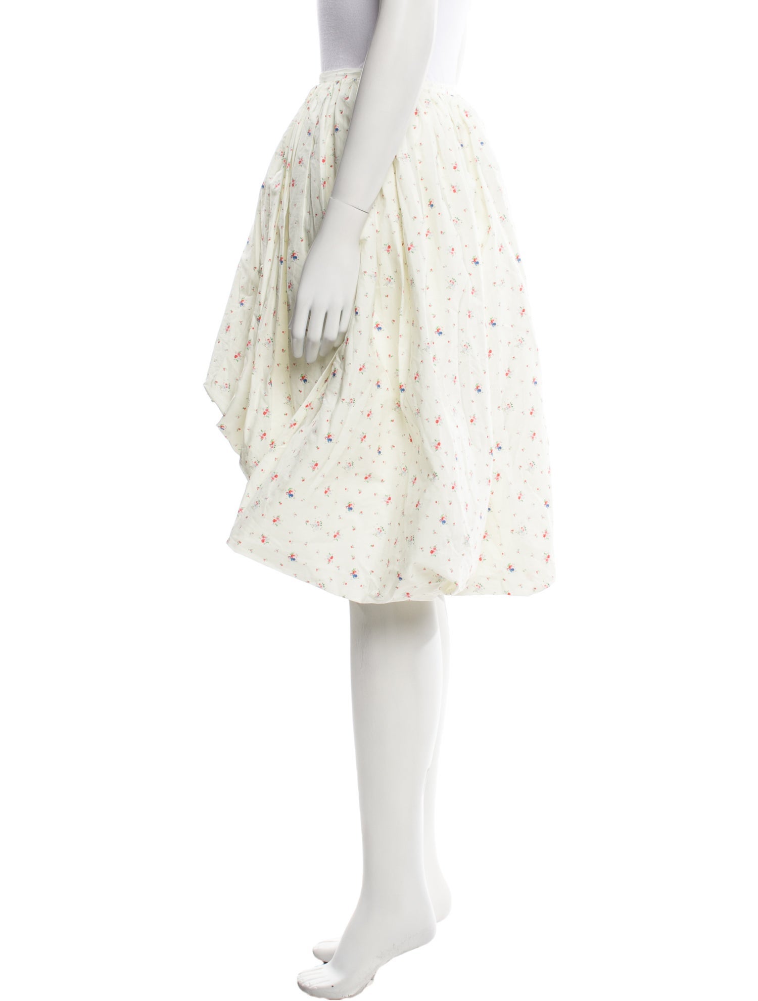 Molly Goddard Printed Knee-Length Skirt